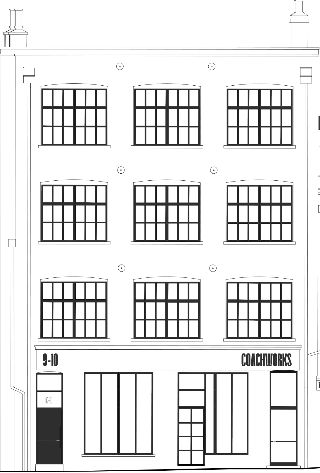 Coachworks Cross section of floors