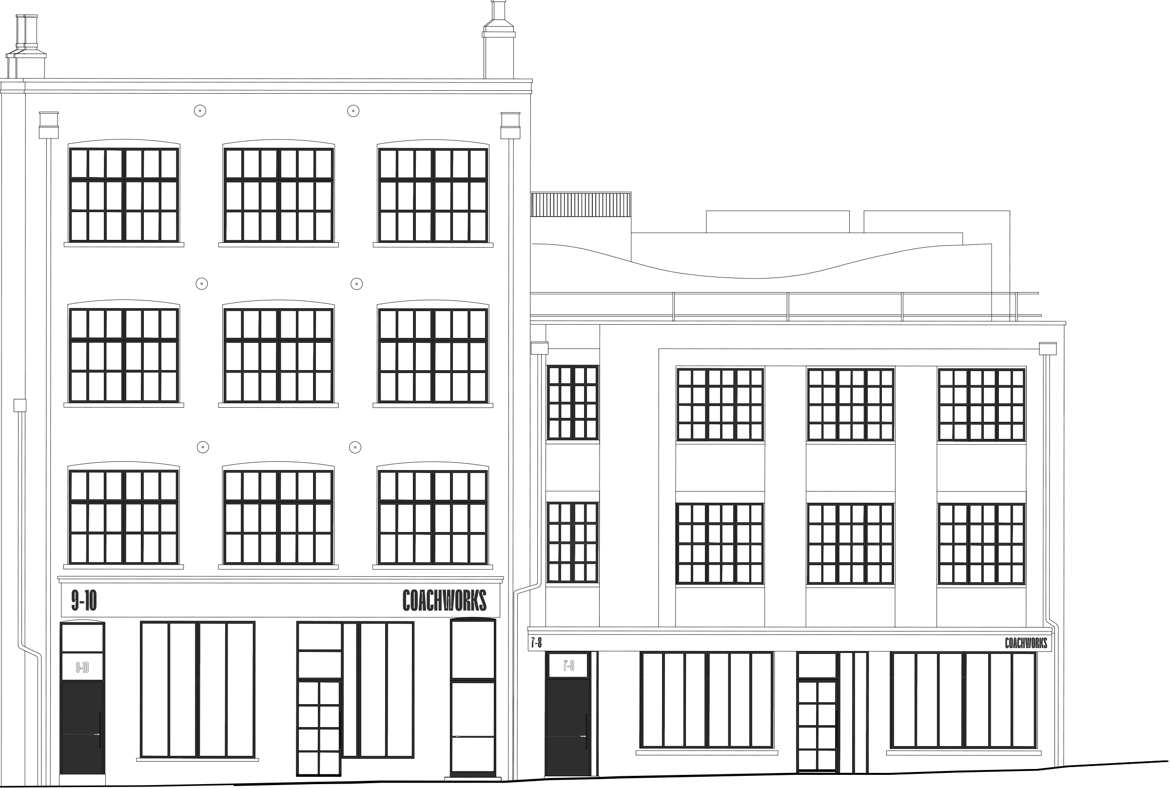 Coachworks Cross section of floors